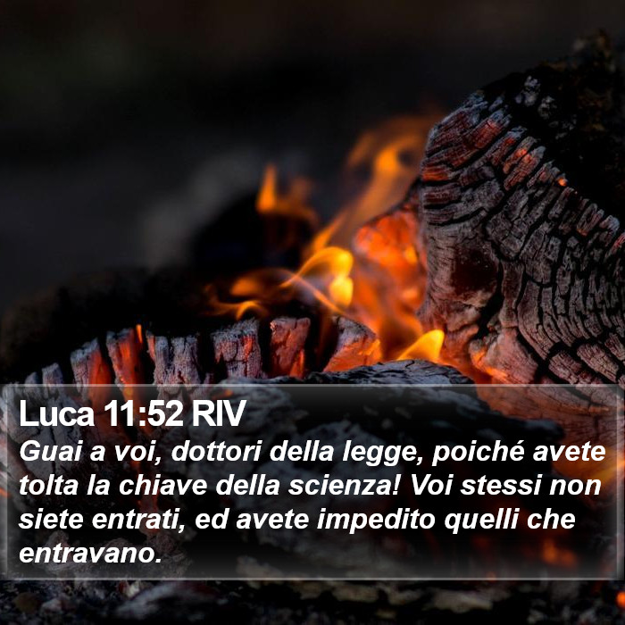 Luca 11:52 RIV Bible Study