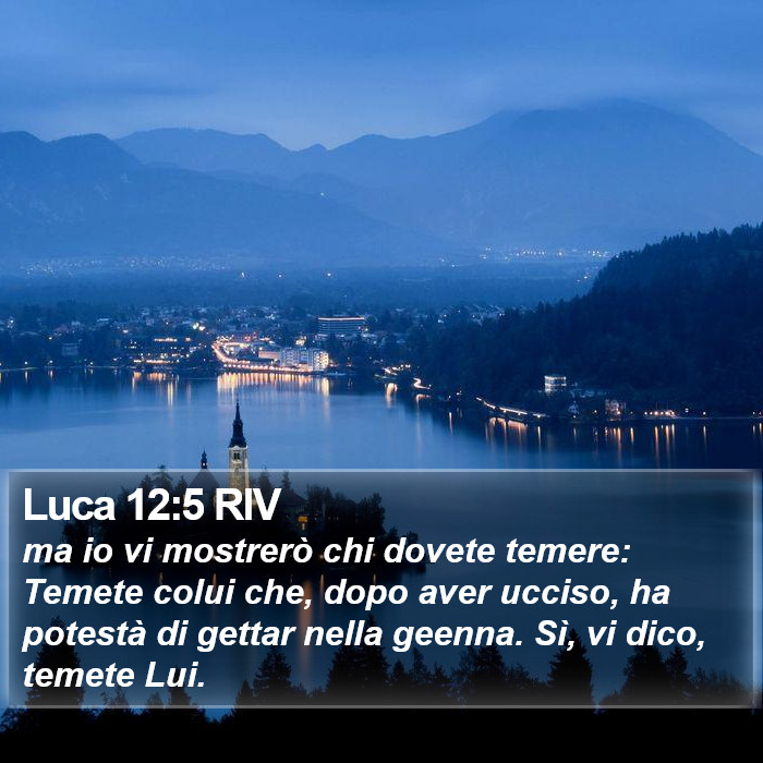 Luca 12:5 RIV Bible Study
