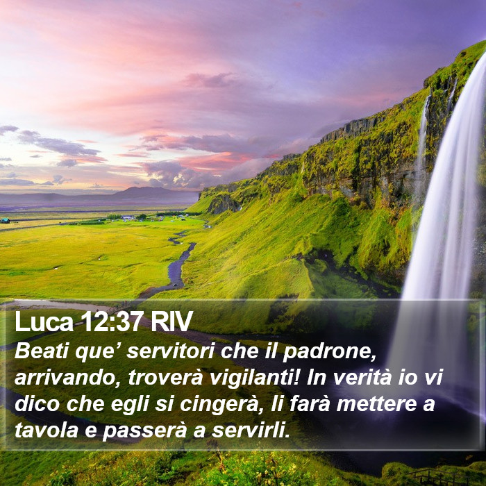 Luca 12:37 RIV Bible Study