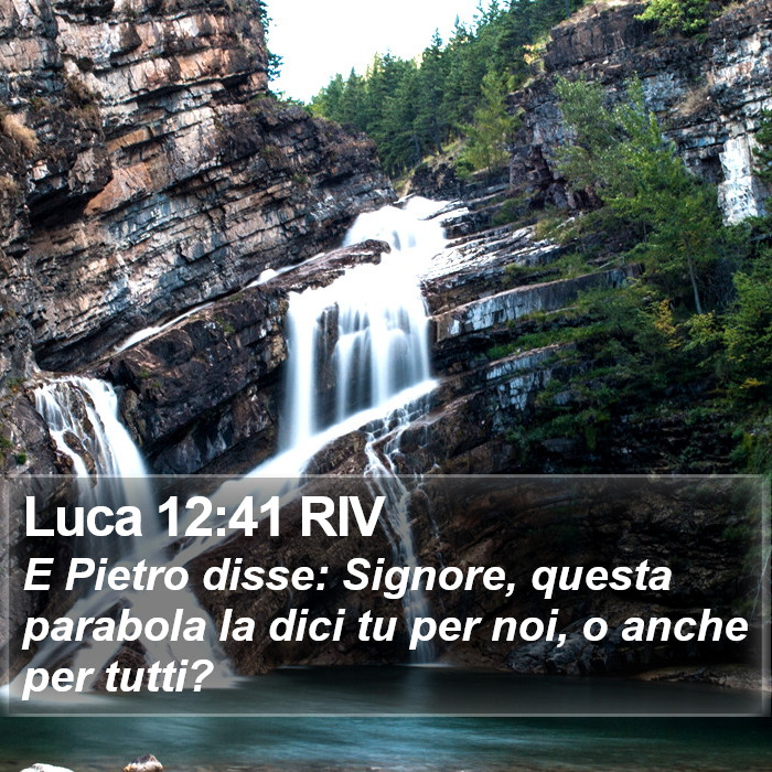 Luca 12:41 RIV Bible Study