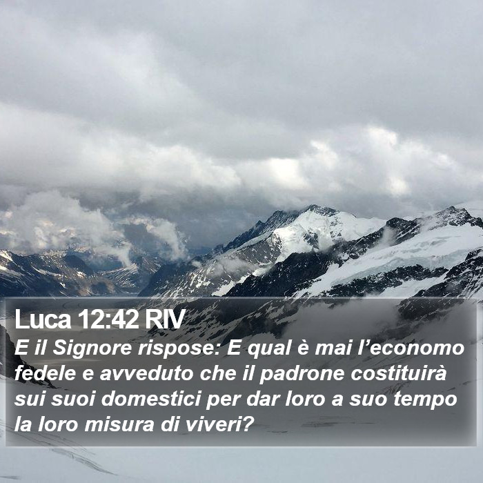 Luca 12:42 RIV Bible Study