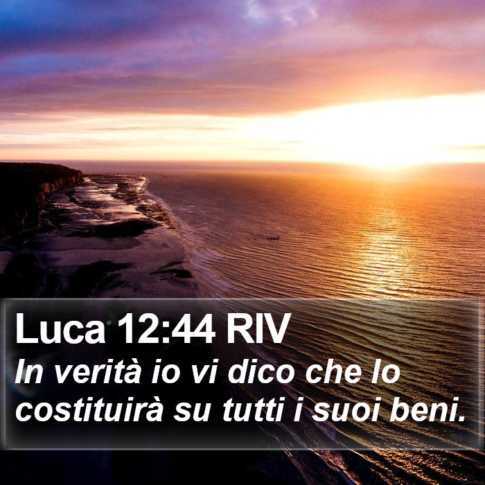 Luca 12:44 RIV Bible Study