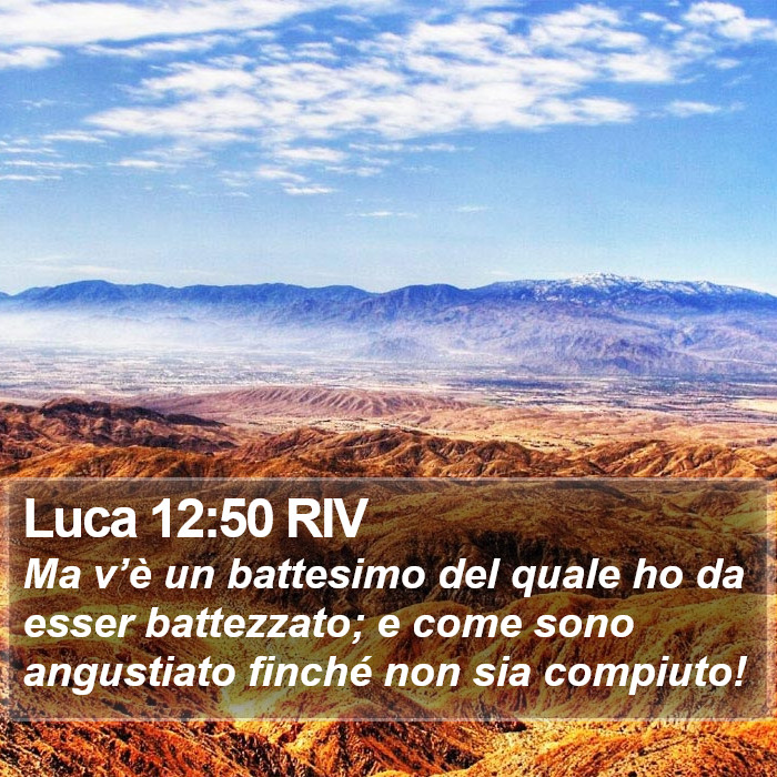 Luca 12:50 RIV Bible Study