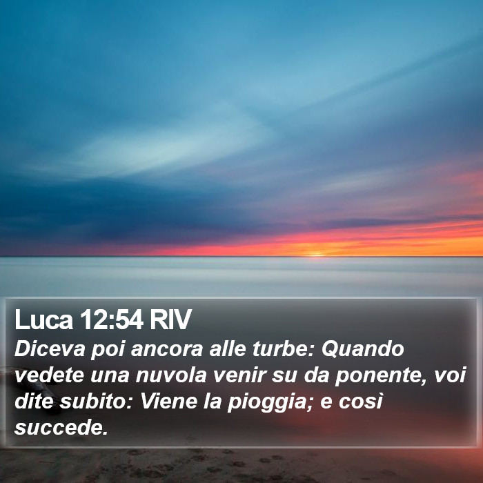 Luca 12:54 RIV Bible Study