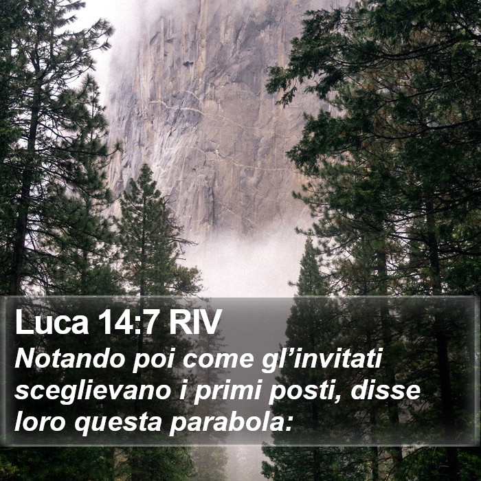 Luca 14:7 RIV Bible Study