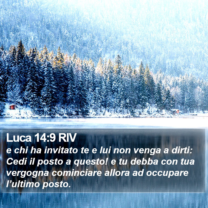 Luca 14:9 RIV Bible Study