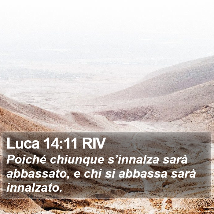 Luca 14:11 RIV Bible Study
