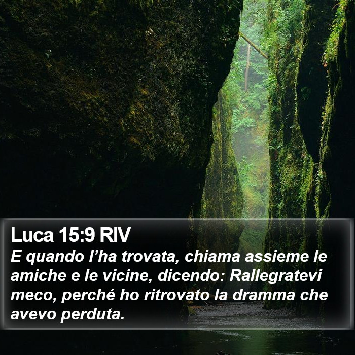 Luca 15:9 RIV Bible Study