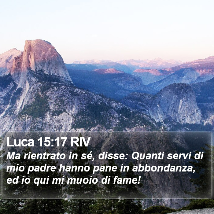 Luca 15:17 RIV Bible Study