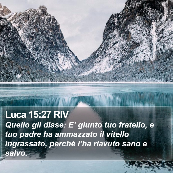 Luca 15:27 RIV Bible Study