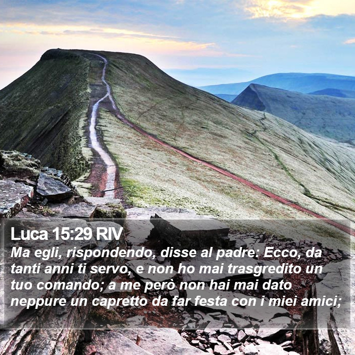 Luca 15:29 RIV Bible Study