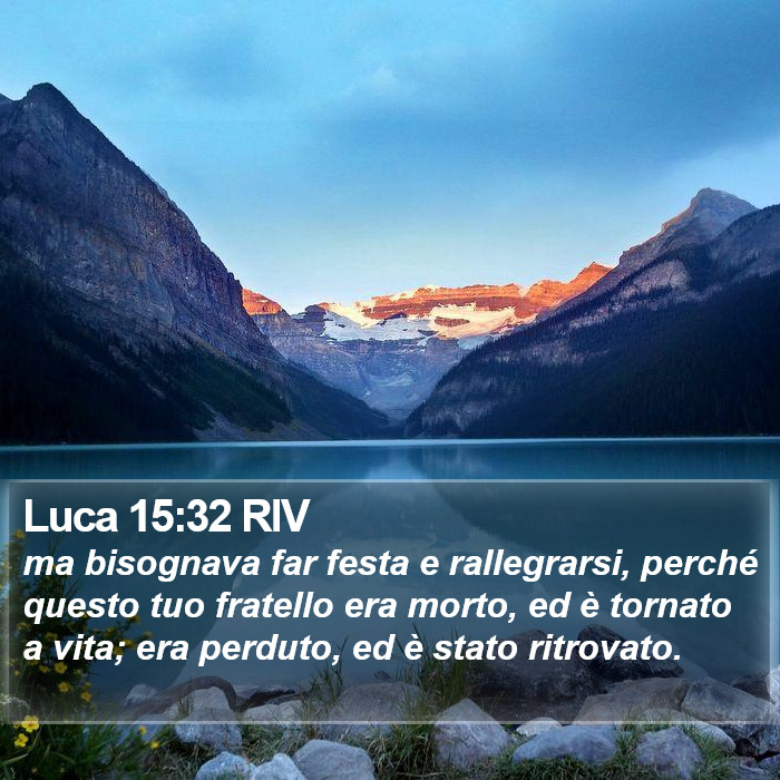 Luca 15:32 RIV Bible Study