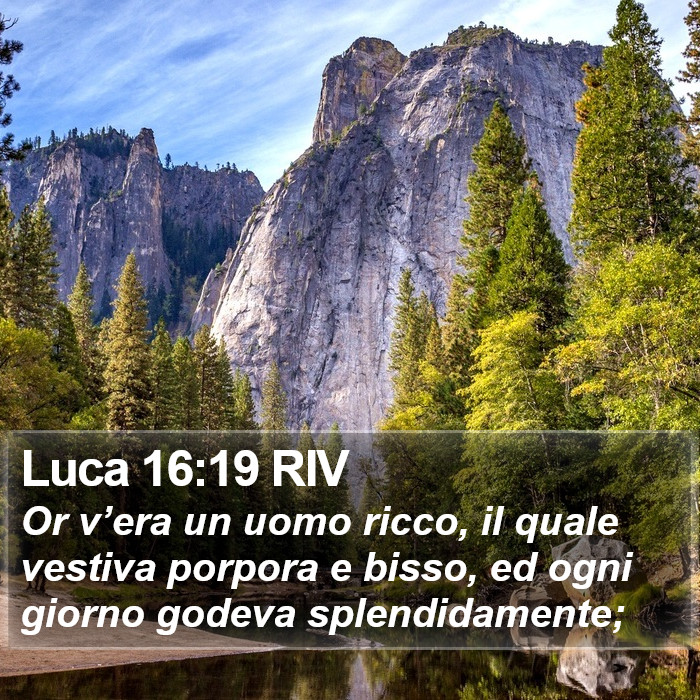 Luca 16:19 RIV Bible Study