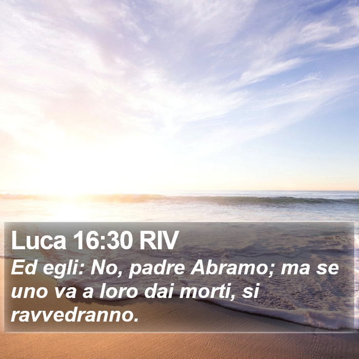 Luca 16:30 RIV Bible Study