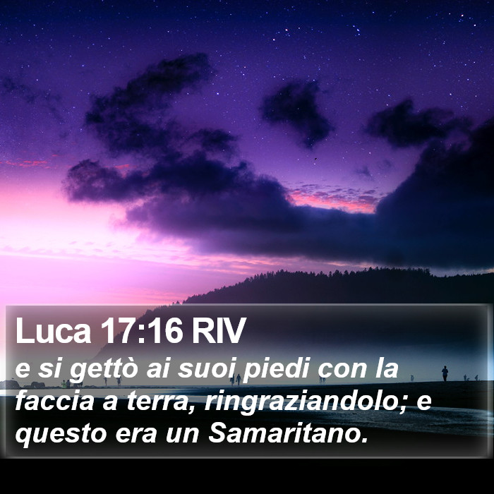 Luca 17:16 RIV Bible Study