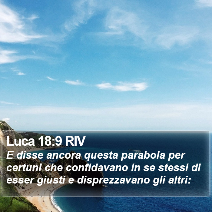 Luca 18:9 RIV Bible Study