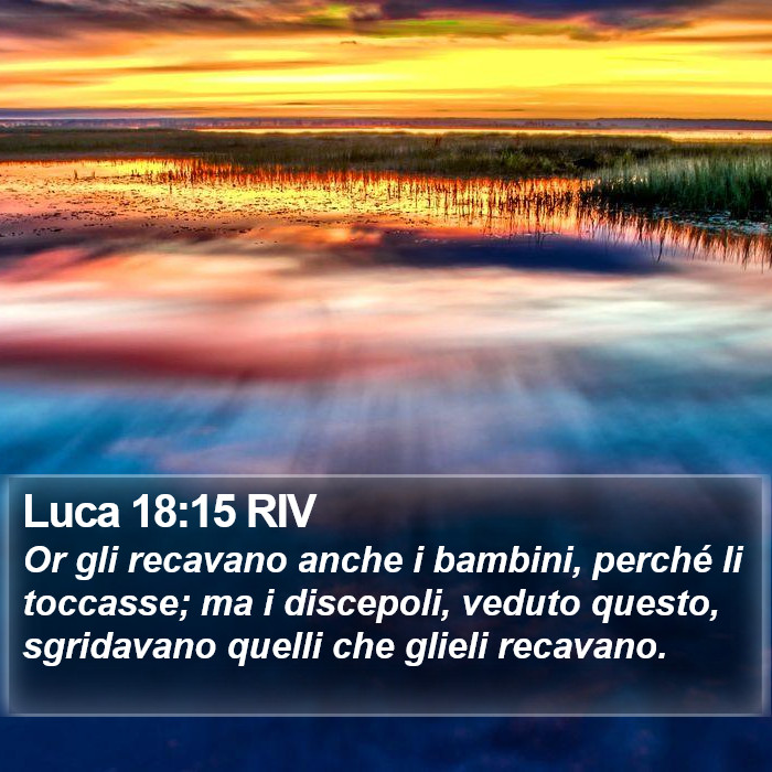 Luca 18:15 RIV Bible Study