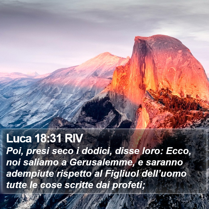 Luca 18:31 RIV Bible Study