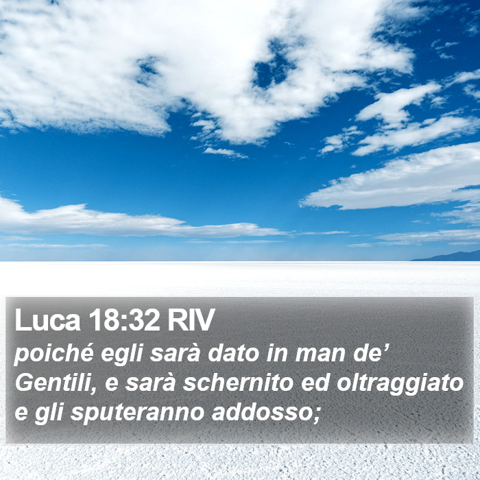Luca 18:32 RIV Bible Study