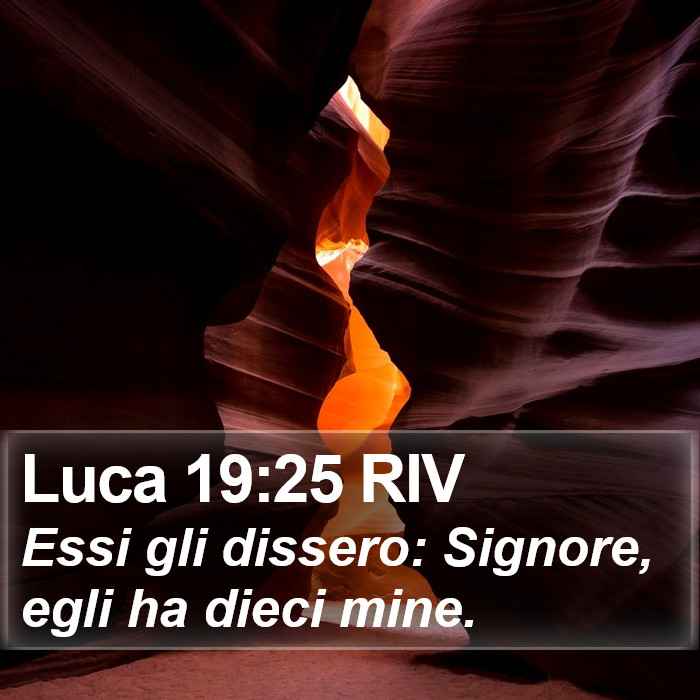 Luca 19:25 RIV Bible Study