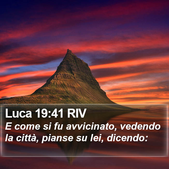 Luca 19:41 RIV Bible Study
