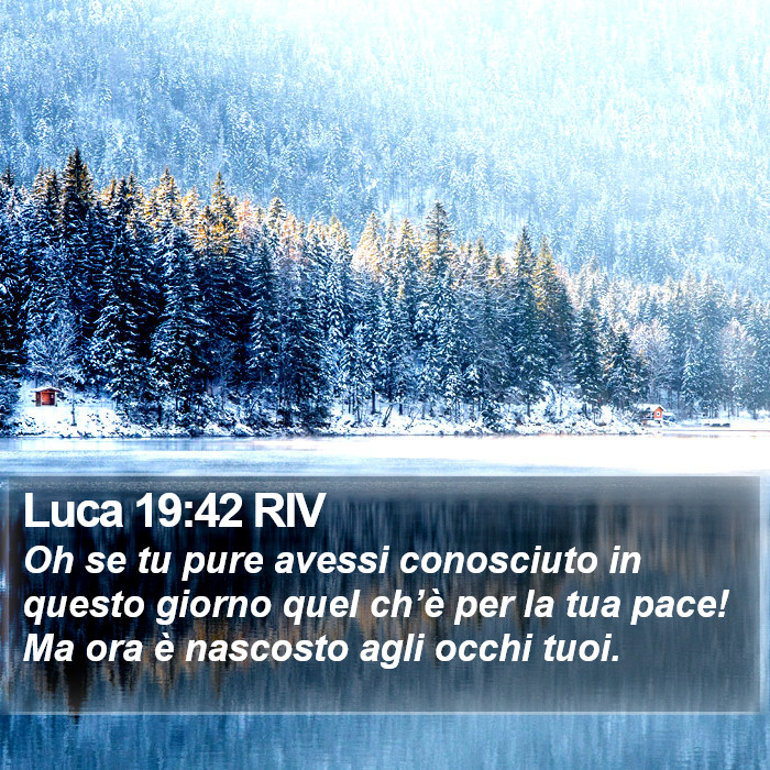 Luca 19:42 RIV Bible Study