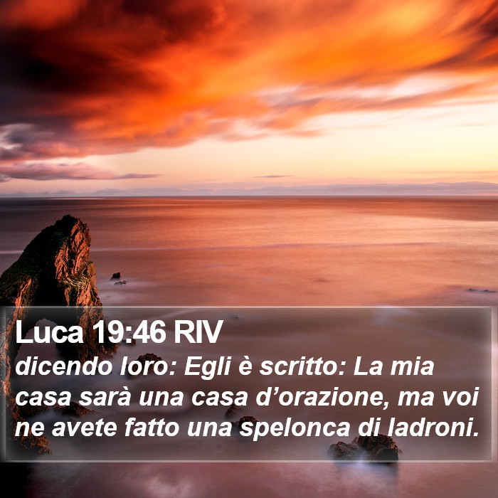 Luca 19:46 RIV Bible Study