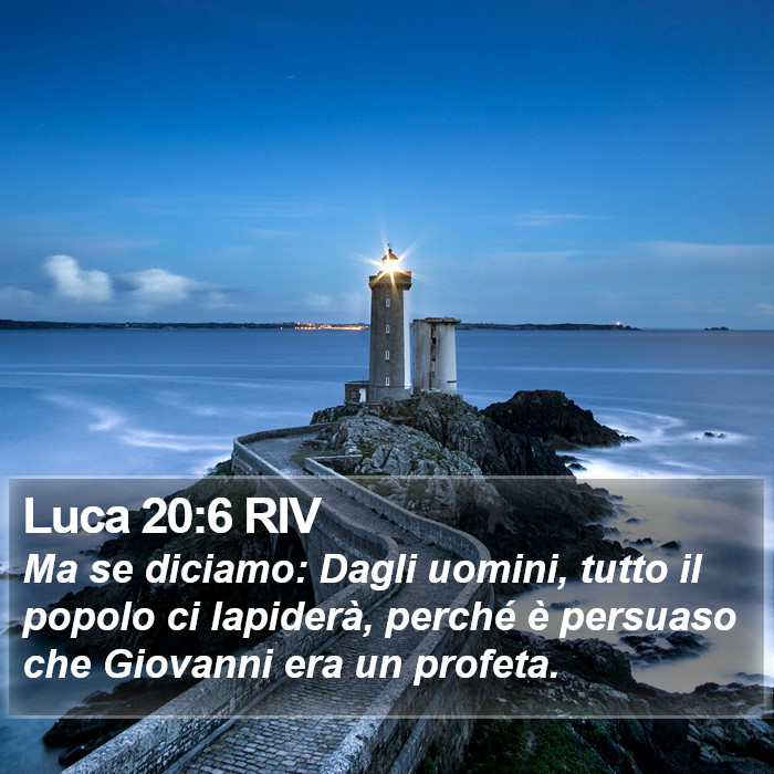 Luca 20:6 RIV Bible Study