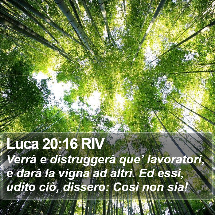 Luca 20:16 RIV Bible Study