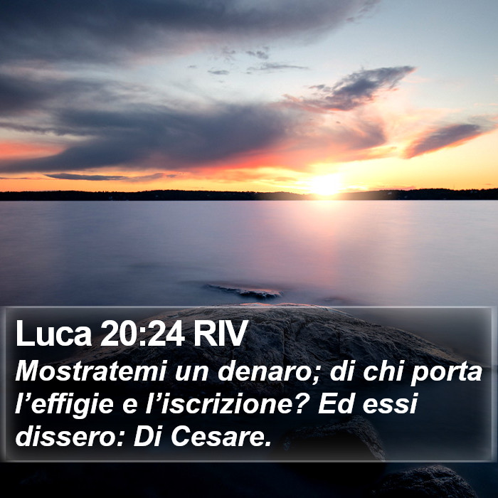 Luca 20:24 RIV Bible Study