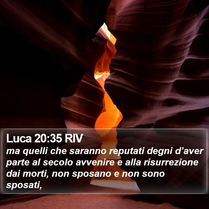 Luca 20:35 RIV Bible Study