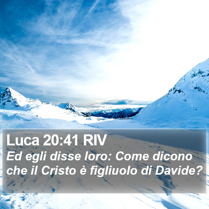 Luca 20:41 RIV Bible Study