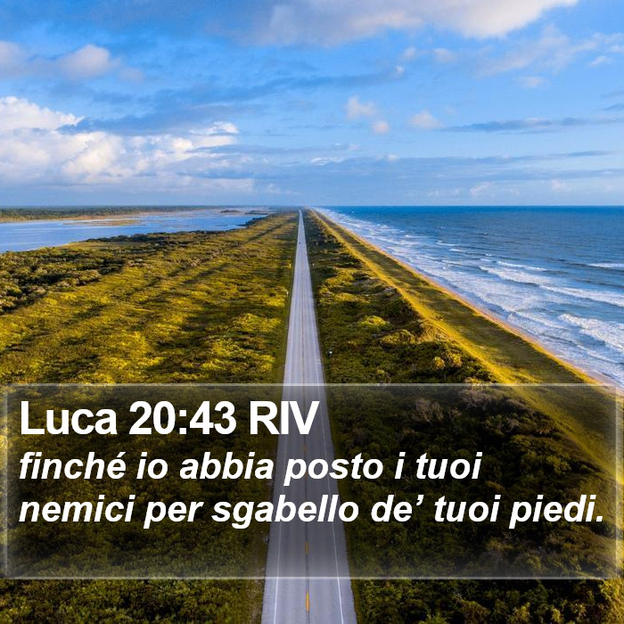Luca 20:43 RIV Bible Study