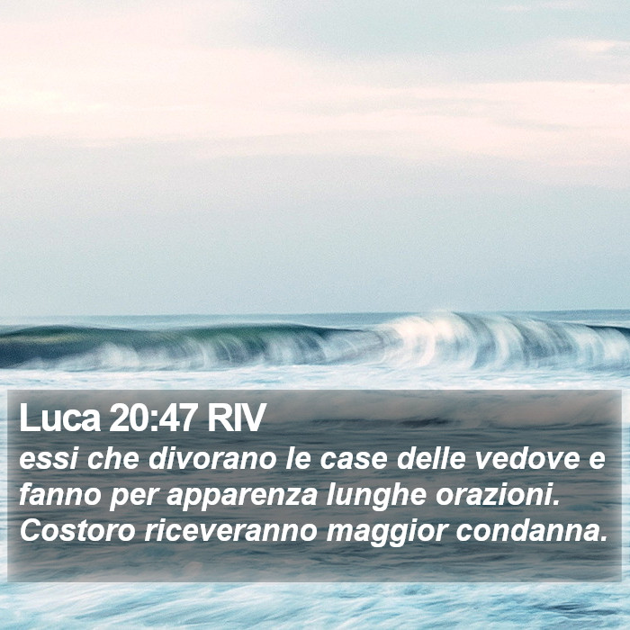 Luca 20:47 RIV Bible Study