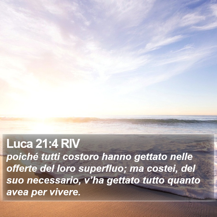 Luca 21:4 RIV Bible Study