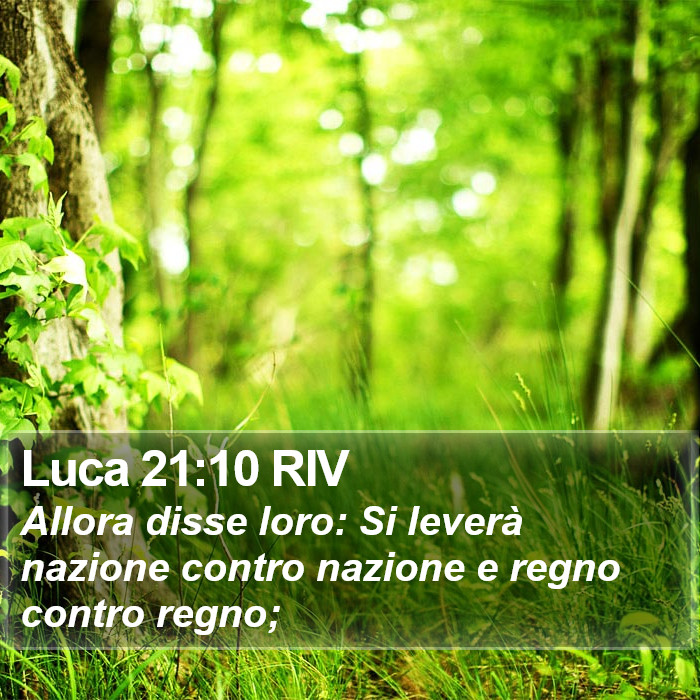 Luca 21:10 RIV Bible Study