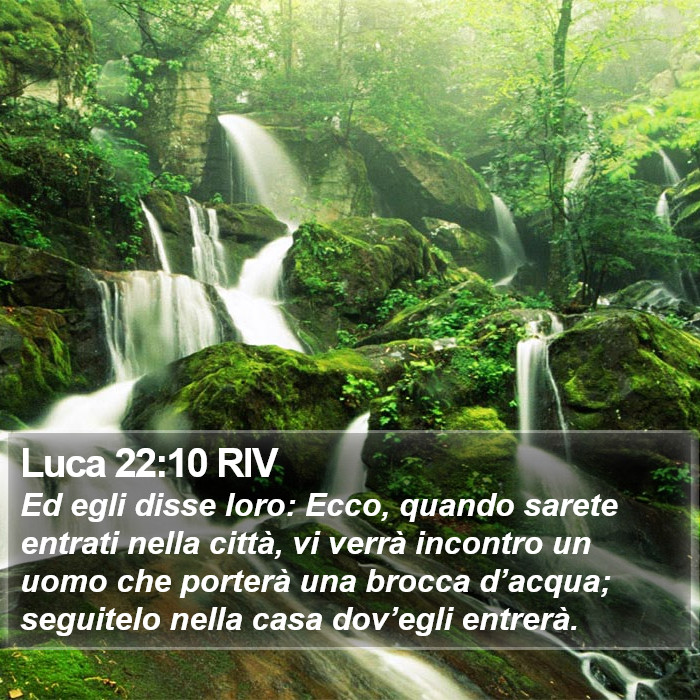 Luca 22:10 RIV Bible Study