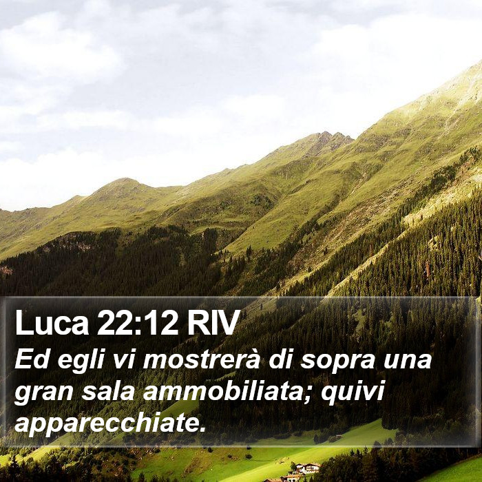 Luca 22:12 RIV Bible Study