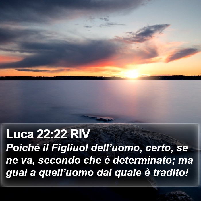 Luca 22:22 RIV Bible Study