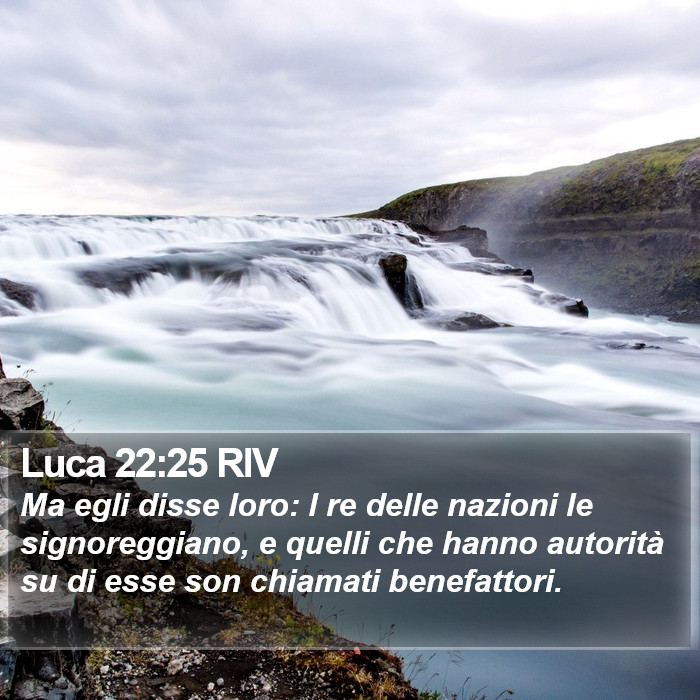 Luca 22:25 RIV Bible Study