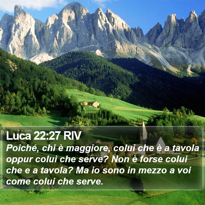 Luca 22:27 RIV Bible Study