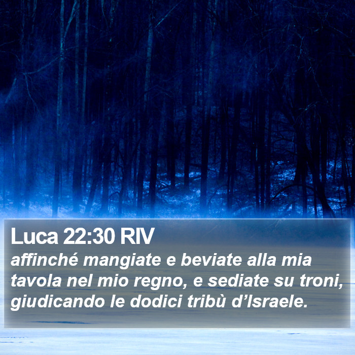 Luca 22:30 RIV Bible Study