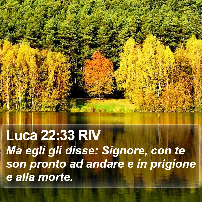 Luca 22:33 RIV Bible Study