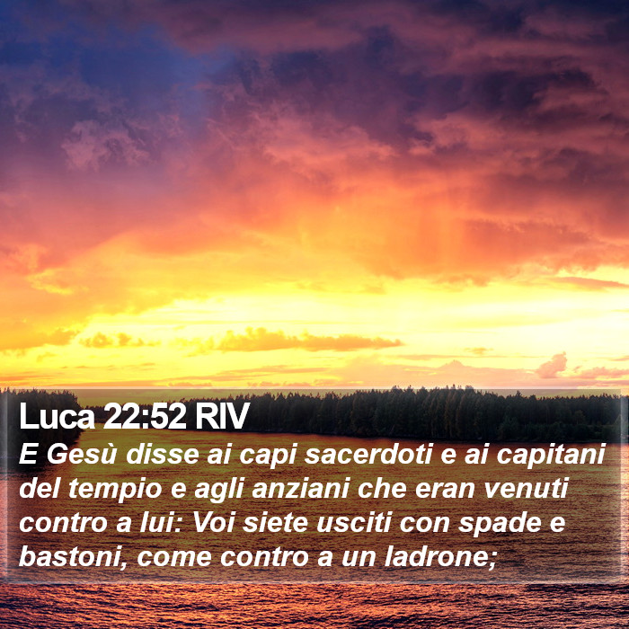 Luca 22:52 RIV Bible Study