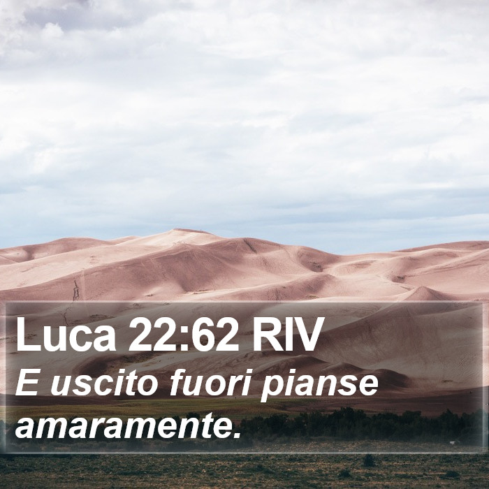 Luca 22:62 RIV Bible Study