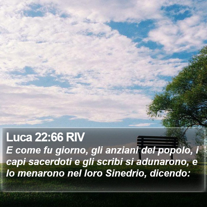 Luca 22:66 RIV Bible Study