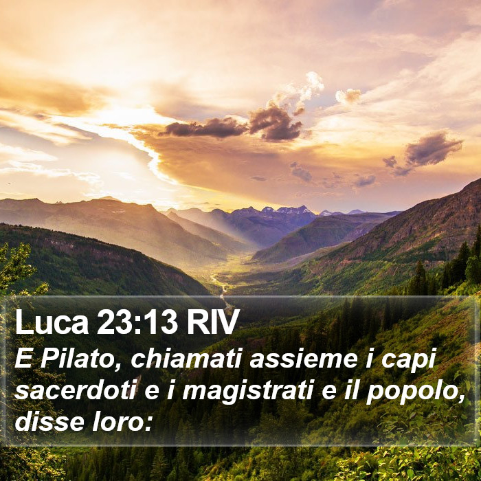 Luca 23:13 RIV Bible Study