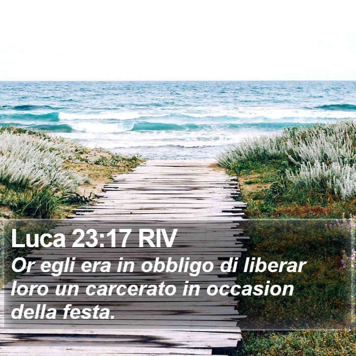 Luca 23:17 RIV Bible Study