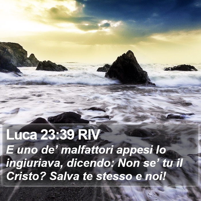 Luca 23:39 RIV Bible Study