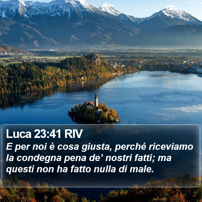 Luca 23:41 RIV Bible Study